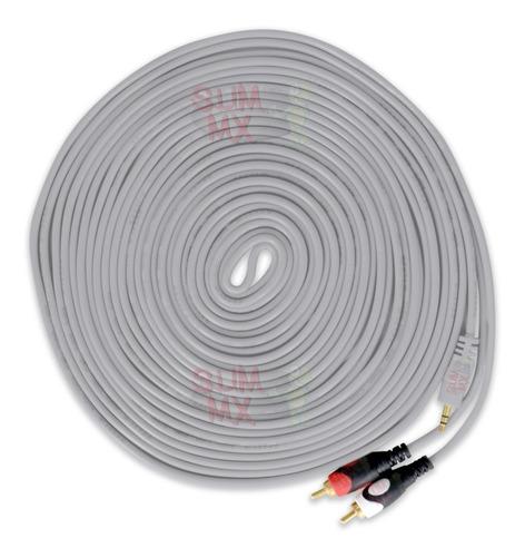 Imagen 1 de 10 de Cable Auxiliar De Audio 3.5 M A 2rca 10 Metros Estereo Aux