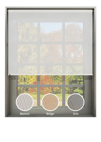 Imagen 1 de 8 de Cortina Roller Sun Screen 6% Iroller A Medida