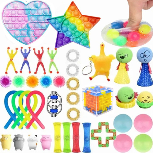 Set Fidget Toys Caja De Alivio Regalo Alivio Figet Toy Pack