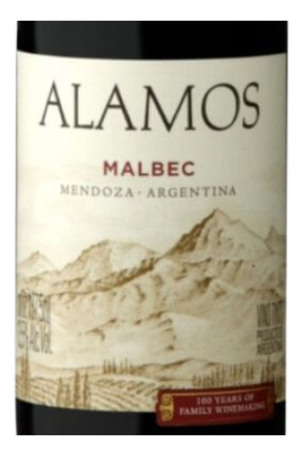 Kit 12 Un Alamos Malbec Baby Para Presente 187 Ml