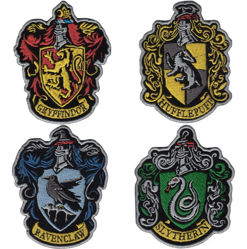 Harry Potter Parche Escudo De Las 4 Casas Adherible Shape