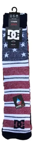 Calcetas Dc Shoes 3 Pack Colores Convinados