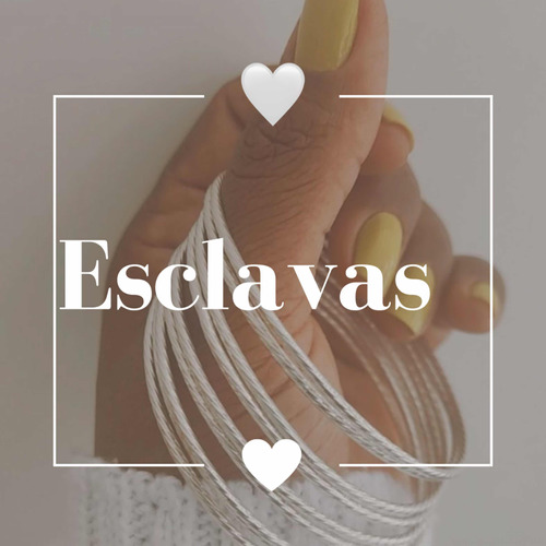 Pulseras Esclavas Plata 925/emiliaavilajoyas