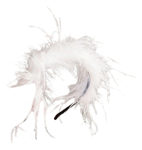 (bx) Diadema De Plumas, Gorra Suave Y Cómoda