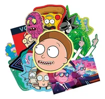 Comprar Pack Stickers Rick And Morty Nº2 Calcomanias Apum