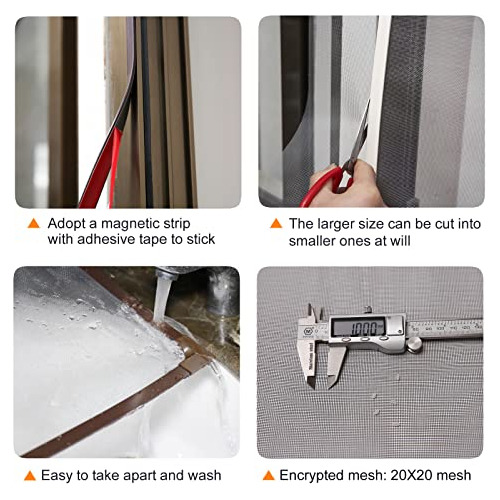 Pantalla De Ventana Magnética Ajustable Diy Máx. 56 ...