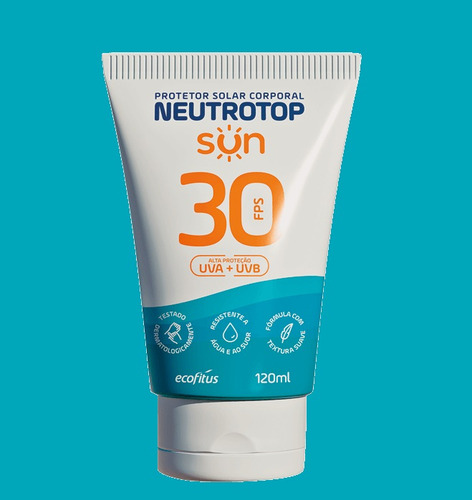 Kit 3 Protetor Solar Neutrotop Sun Fps30 120ml - Ecofitus