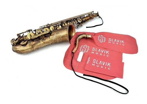 Limpiadores Microfibra Para Saxofón De Lujo Slavik - Kit
