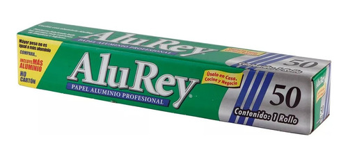 Rollo De Aluminio Alurey 50 Caja Con 16 Piezas