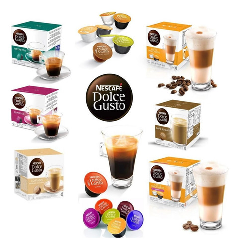 Capsulas Dolce Gusto Promo Pack X3 Cajas Varios Sabores