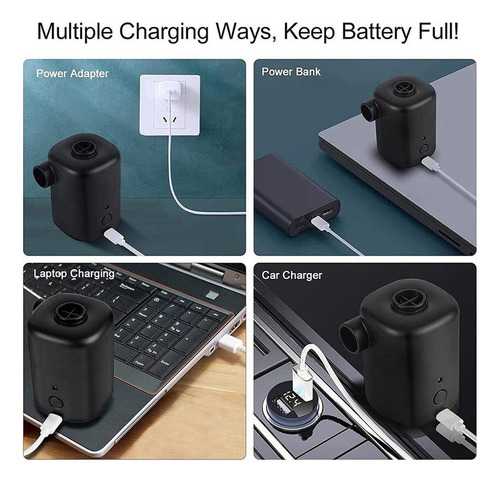 ... Battery Air Pump, Portable Air Mattress Pump With