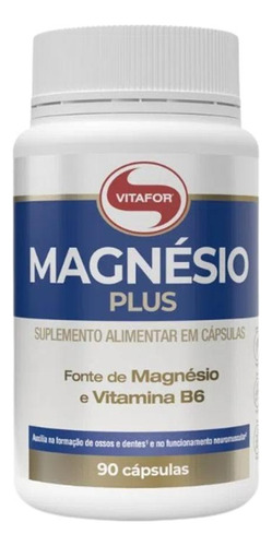 Kit 2x: Magnésio Plus Vitafor 90 Cápsulas