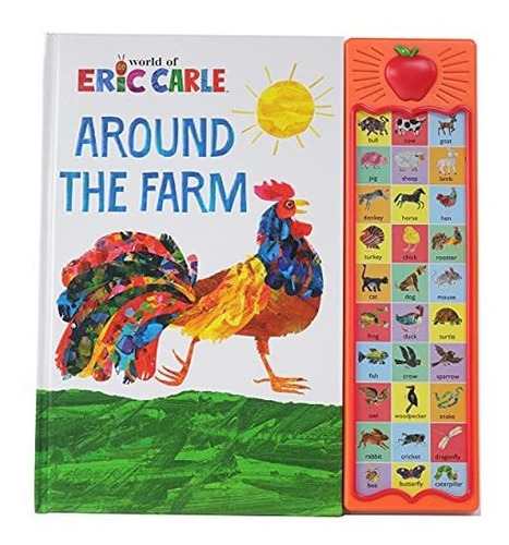 Book : World Of Eric Carle, Around The Farm Animal 30-butto