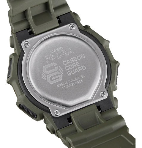 Reloj G-shock Gd-010-3d Carbono/resina Hombre Verde