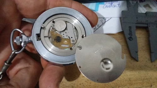 Relogio De Bolso Maquina Quartz Marhhr Kbapll Para Reparo