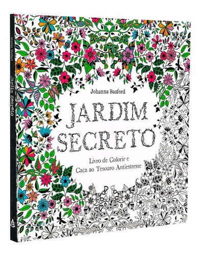 Livro De Colorir Jardim Secreto - Antiestresse