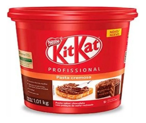 Kit Kat Balde 1,01kg Pasta Cremosa Nestlé Kitkat