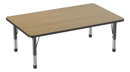 Mesa Rectangular 91 X 152 Cm Con Patas Ajustables Para Niños Color