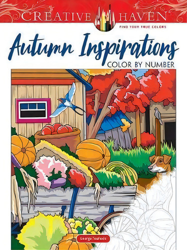 Creative Haven Autumn Inspirations Color By Number, De George Toufexis. Editorial Dover Publications Inc., Tapa Blanda En Inglés
