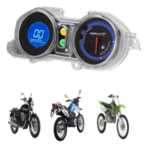 Tablero Digital Para Motocicleta 199km/h,99999km,10000rpm