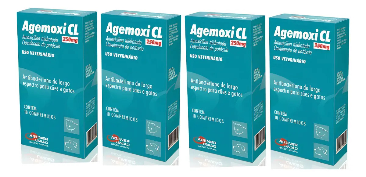 Kit 4 Unidades - Agemoxi 250mg