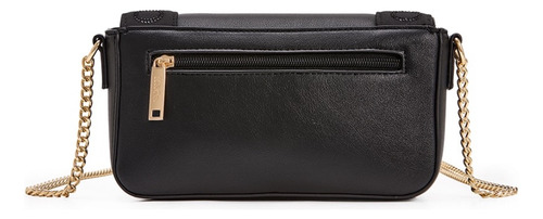 Crossbody Flap Con Logotipo De Brillos Y Cadena Marca H&co