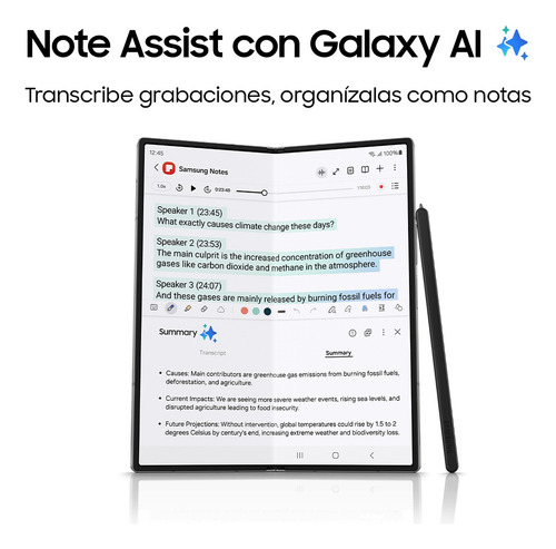 Celular Samsung Galaxy Z Fold 6 Azul Obscuro 12gb Ram 512gb, Ai, Nacional Con Garantía Azul Obscuro