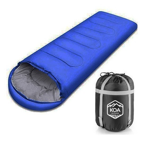Imagen 2 de 4 de Bolsa De Dormir Térmica Con Capucha 5°c A 15°c 1.30kg Koa