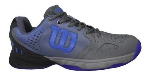 Tênis Wilson K Tour Cinza E Azul Masculino Wilson