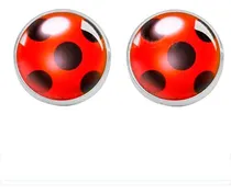 Comprar Aretes Lady Bug De Miraculous Mariquita