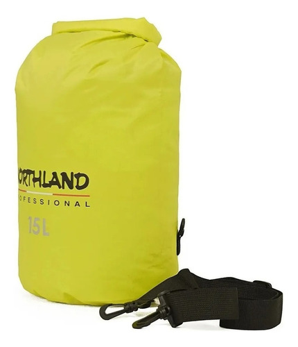 Bolso Estanco Northland Dry Bag 15 Litros Impermeable  Color Amarillo