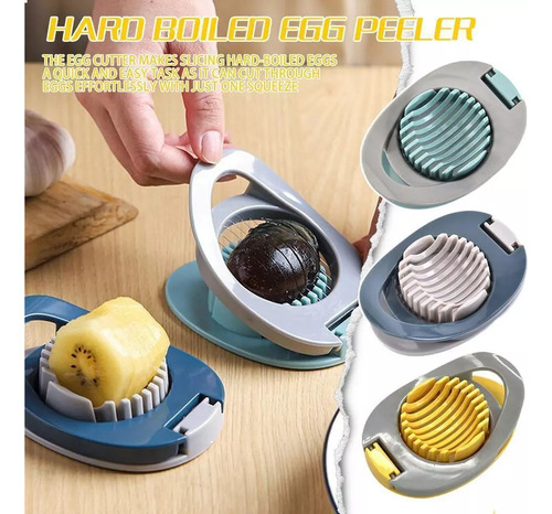 Cortador De Huevos Duros De Plástico Multifuncional
