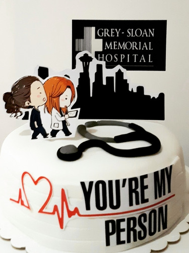 Torta Decorada Greys Anatomy Envíos