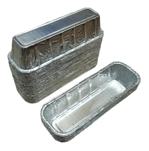 Molde Budin Budinera R4 Aluminio Descartable X 10 Unidades