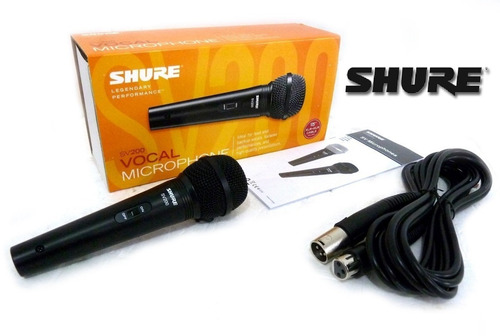 Microfono Shure Sv200 Dinamico Vocal Karaoke