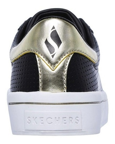 skechers negras y doradas