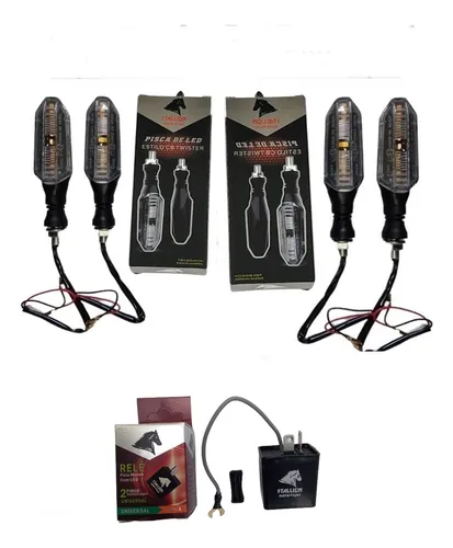 comprar Kit 4 Piscas Setas Led Xr 200 1994 À 2002 + Relê Led Mod Ori