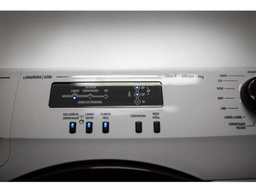 Lavarropas Aurora Carga Frontal 7 Kg 1000 Rpm 7510 Cuotas