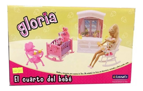 El Cuarto De Bebe Muebles Para Muñecas Gloria Mi Cielo Azul