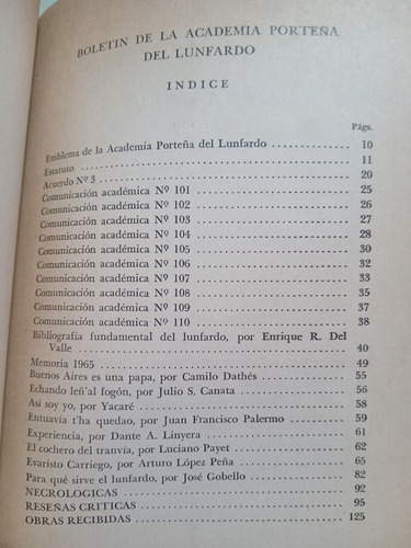 El Idioma De Buenos Aires Academia Porteña Del Lunfardo (Usado)
