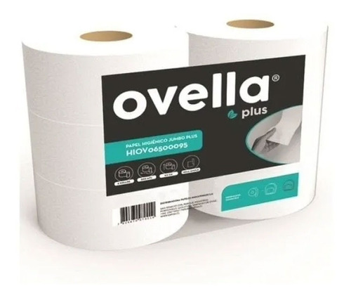 Ovella Jumbo Industrial papel higiénico pack 6 rollos
