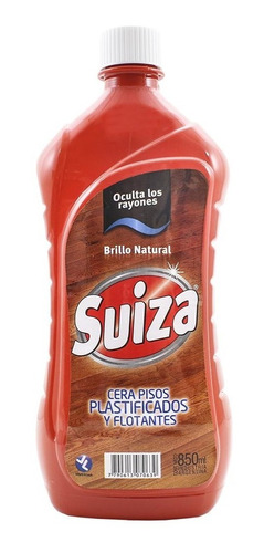 Cera Suiza Plastificado Y Flotantes Brillo Natural 850ml