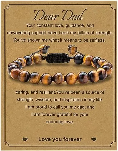 Pulsera Hamoery Para Mi Pap Brazalete Cuerda Trenzada Pulse