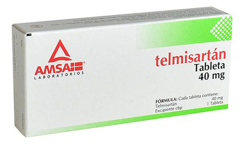Telmisartan 40mg Caja Con 14 Tabletas