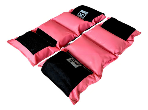 Pesas Fitness Par D Polainas Para Tobillos 3kg Cada Una Rosa Rosa