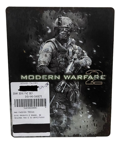 Call Of Duty: Modern Warfare 2  -  Ps3 - Capa Metálica