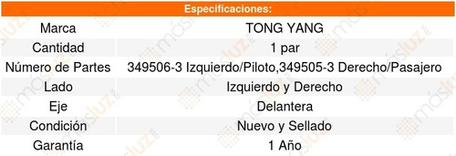 Set 2 Tolvas/loderas Salpicaderas Delantera Camaro 14_15