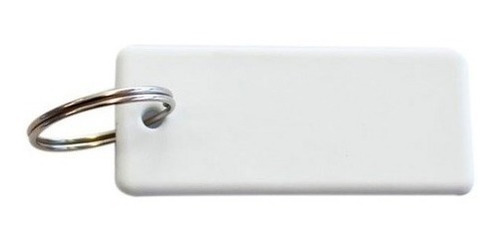 Imagen 1 de 6 de Llavero Rectangular Sublimable Polimero 7x3cm X40 Unidades