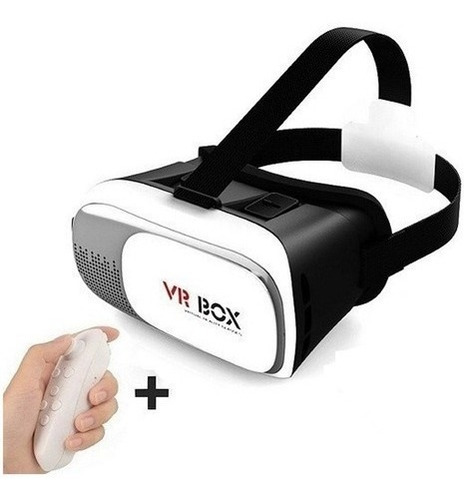 Anteojos Vr Box Realidad Virtual Lentes 3d Con Control 3750b