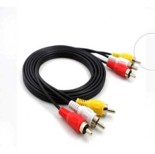 Cables De S-video A 3 Rca 1.8m